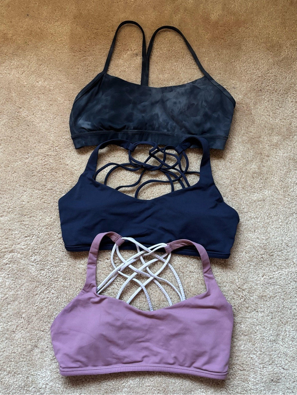Lululemon Sports Bra Bundle Size 10